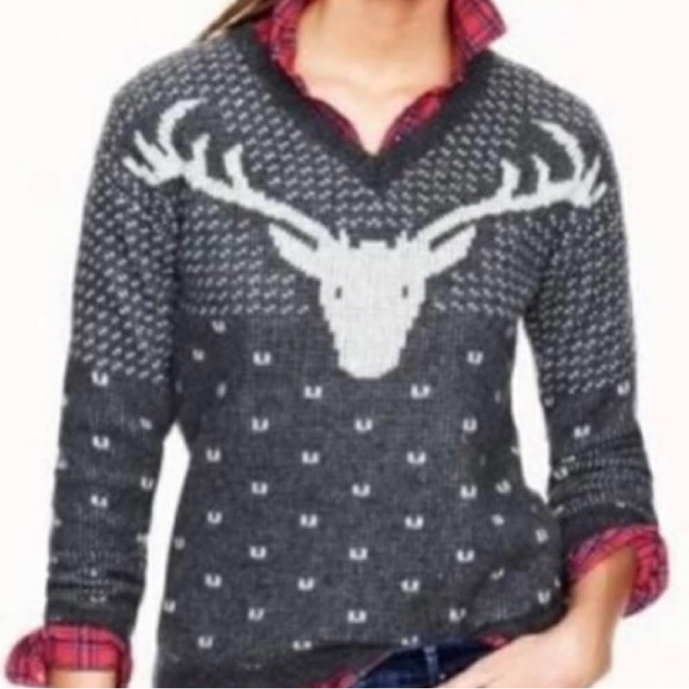 Vintage JCrew Holiday Sweater.